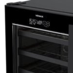 Adega de Vinhos de Embutir Venax Touch 24 Garrafas Preto Porta Invertida - Imagem 3