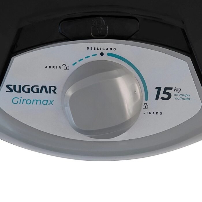 Centrifuga De Roupas Giromax 15Kg CT1502PR Prata Suggar 220V - Imagem 2