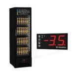 Cervejeira Expositor Vertical Porta De Vidro 293 Litros Vn28rh All Black 220v - Metalfrio 220v - Imagem 3