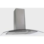 Coifa de Parede Fogatti Slim 80cm Vidro Curvo Inox