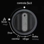 Cooktop 5 Bocas Facilite Mesa de Vidro Consul - Imagem 2