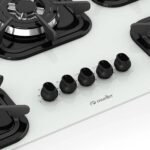 Cooktop Mueller 5 bocas Branco com Queimador Tripla chama e Grade de Ferro Fundido Bivolt - Imagem 4
