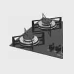 Cooktop a Gás Fischer 5 Bocas com Mesa de Vidro Preto – Bivolt - Imagem 2