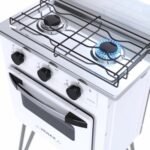Fogao 2 Bocas Venax Gemini Vetro Branco Gas Glp - Imagem 3