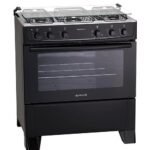 Fogão Atlas Mônaco 5 Bocas Preto, Forno Limpa Fácil, Tampa De Vidro, Mesa De Inox Bivolt - Imagem 3
