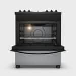 Fogão Brastemp 5 Bocas Cor Inox Com Mesa de Vidro, Turbo Chama e Timer - BFS5XAR - Imagem 3