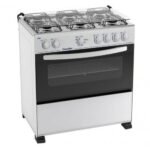 Fogão De Piso 6 Bocas Forno 95 Litros Esmaltec Branco Bivolt