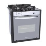 Fogao a Gas de Embutir 4 Bocas Venax Gaudi Prisma Vitreo el Inox