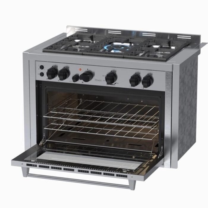 Fogao de Embutir 5 Bocas Venax Temis Inox Gas Glp - Imagem 4