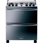 Fogão de Piso Brastemp BFD5NCR 5 Bocas Duplo Forno Inox - 110v