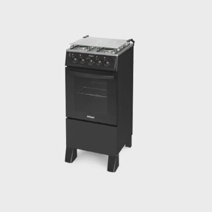 Fogão de Piso Itatiaia 4 Bocas Star New Preto – Bivolt