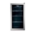 Frigobar Suggar 88L Porta De Vidro 127v Inox - FB8811IX