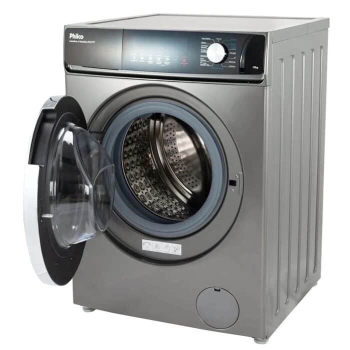 Lava e Seca Philco 16 Programas Eco Inverter 10 kg Inox PLS11T - Imagem 2