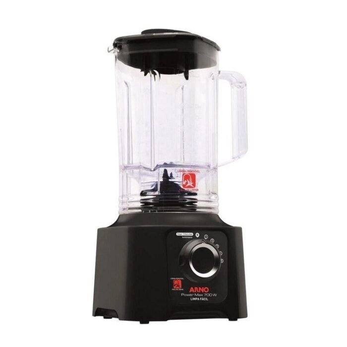 Liquidificador Arno Power Max 700 Ln60 700W 5 Velocidades Preto 220V - Imagem 4