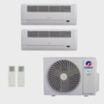 Ar-Condicionado Multi Split Inverter R-32 Gree 18.000 (2x Evap Cassete 1 Via 12.000) Quente/Frio 220V