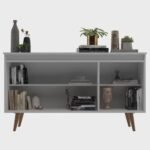 Buffet 3 Portas 136cm Retrô Elza Yescasa Branco - Imagem 2