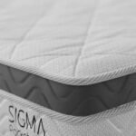 Cama Box com Colchão Solteirão Sigma Molas Ensacadas (22x108x198) Branco e Cinza - Imagem 2