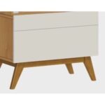 Cristaleira Classic 1G Nature com Off White - Imcal Móveis - Imagem 2