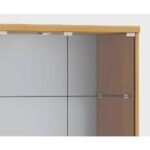 Cristaleira Classic 1G Nature com Off White - Imcal Móveis - Imagem 4