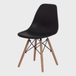 Kit 4 Cadeiras Eiffel Sala Jantar Cozinha Escritório Charles Eames Preta - Imagem 2