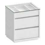 Mesa de Cabeceira Belize 3 gv Branca