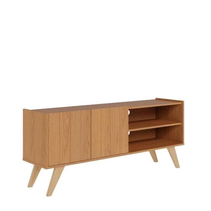 Rack para TV até 50 Polegadas 2 Portas Space Freijo Colibri Home - Imagem 3