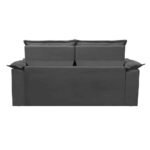 Sofá 3 Lugares Retrátil e Reclinável Cama inBox Compact 1,80m Velusoft Cinza - Imagem 2