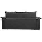 Sofá 3 Lugares Retrátil e Reclinável Cama inBox Compact 2,00m Velusoft Cinza - Imagem 3